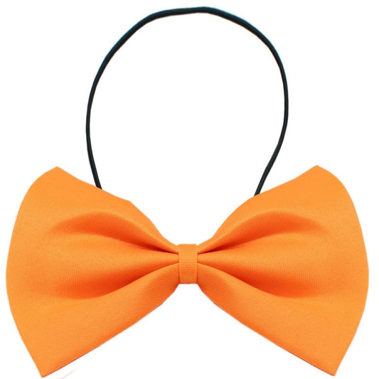 Plain Orange Bow tie