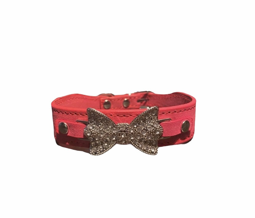 Crystal Bow collar