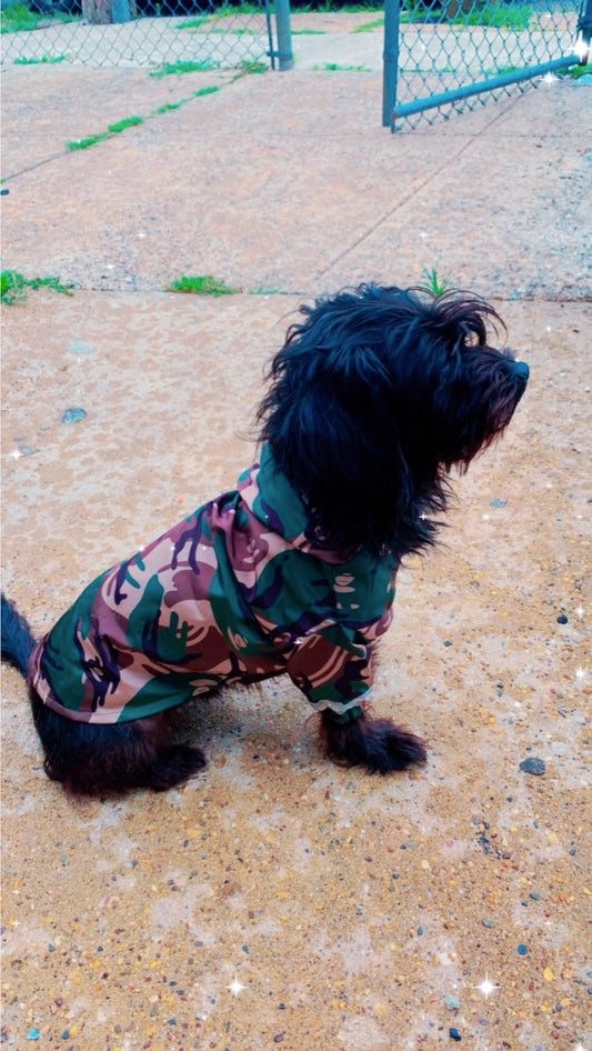 Camouflage Raincoat